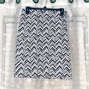 Chevron Pencil Skirt Size L (Womens)
